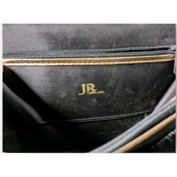 1970s Gray Vinyl Handbag by JR Florida, Vintage Top Handle Purse Retro - Picture 5 of 14